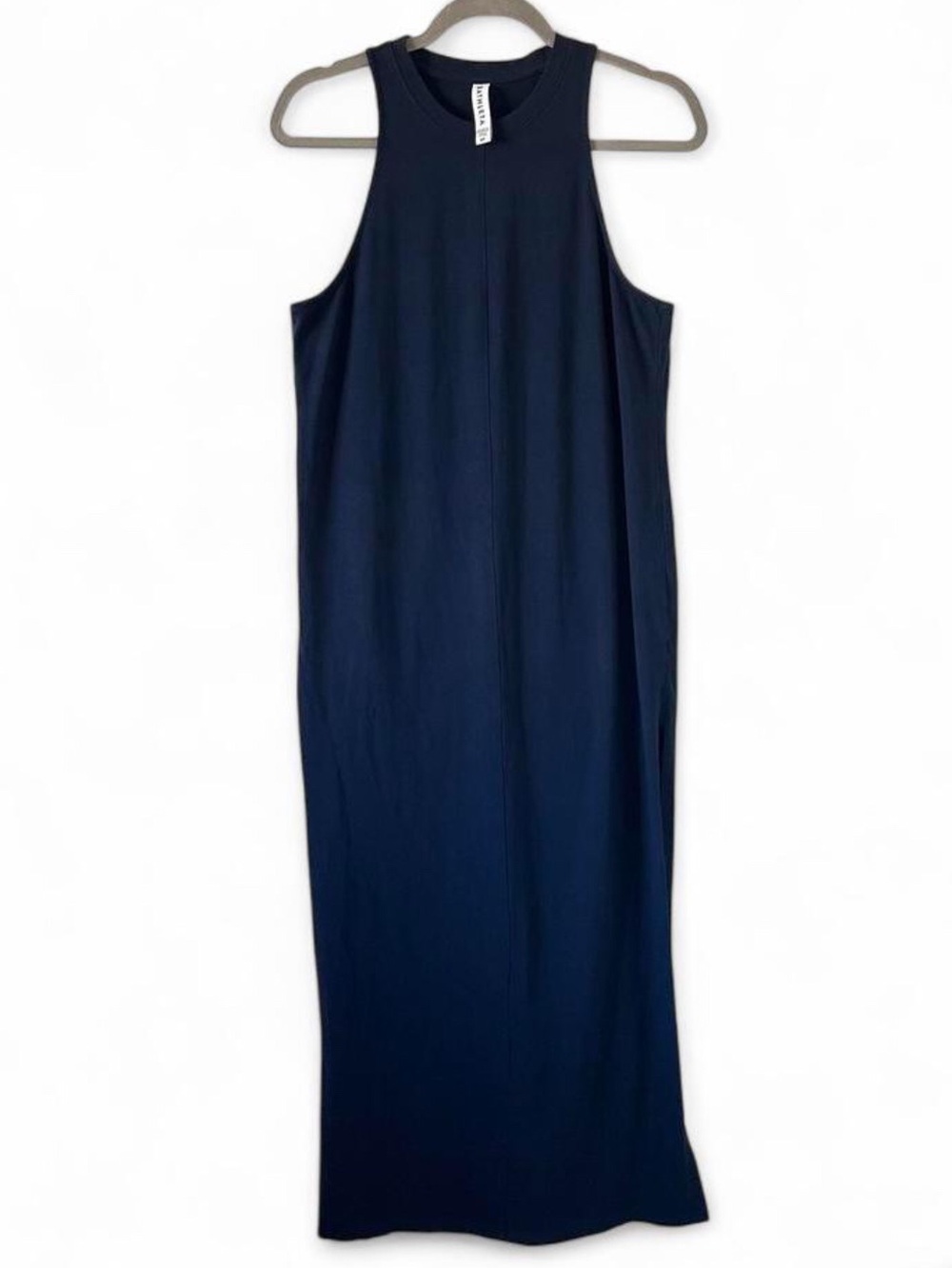 Athleta Navy Sleeveless Maxi Dress